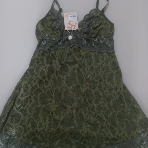 Camisola de renda verde - Tamanho M